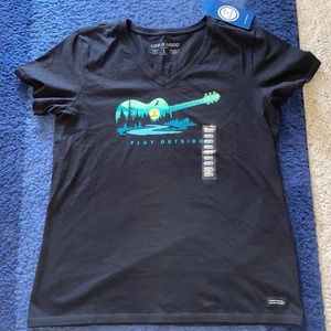 Life Is Good V-Neck Tee